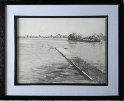 A3 Kingsmills Reservoir. Mansfield. H; 62.5 W: 52.5 D: 2.7cm