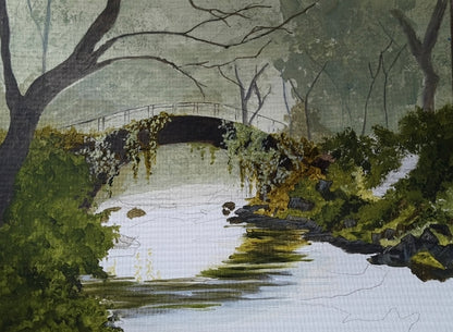 Where the river ends.