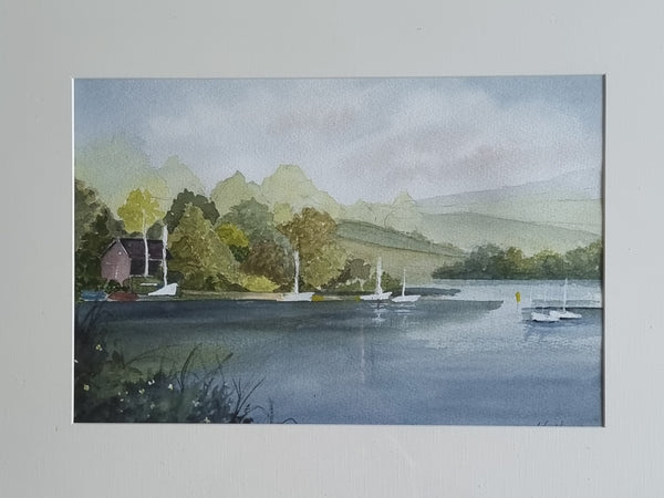 Carsington Water. Watercolour